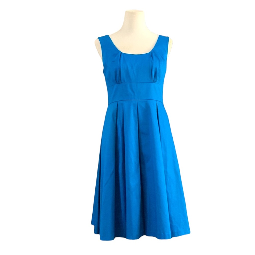 Calvin Klein sleeveless fit and flare pleated dress - Picture 13 of 14